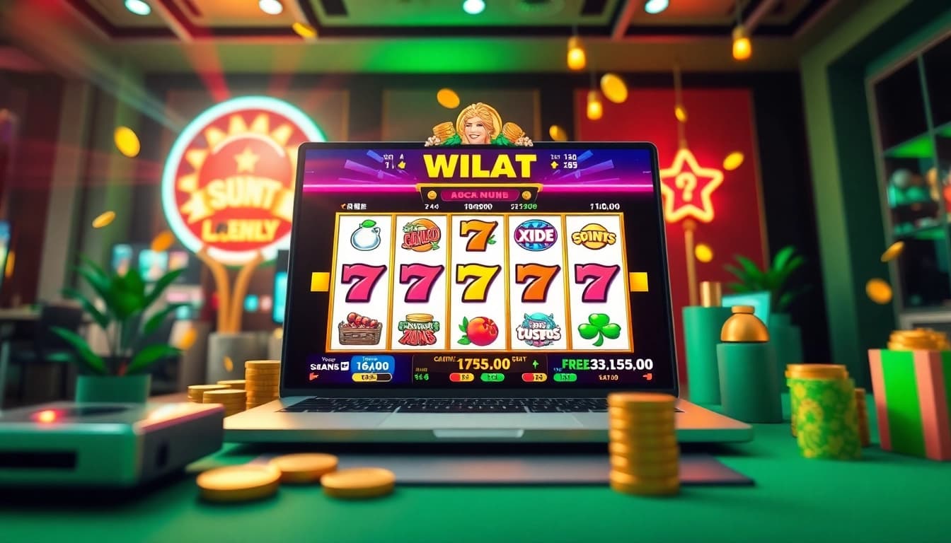 Walettoto menampilkan antarmuka permainan slot yang cerah dan menarik.