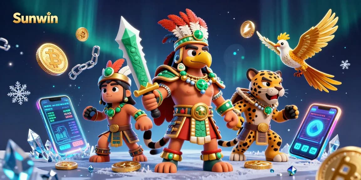 Experience thrilling gameplay at Sunwin, featuring dynamic 3D characters and dazzling casino elements.
