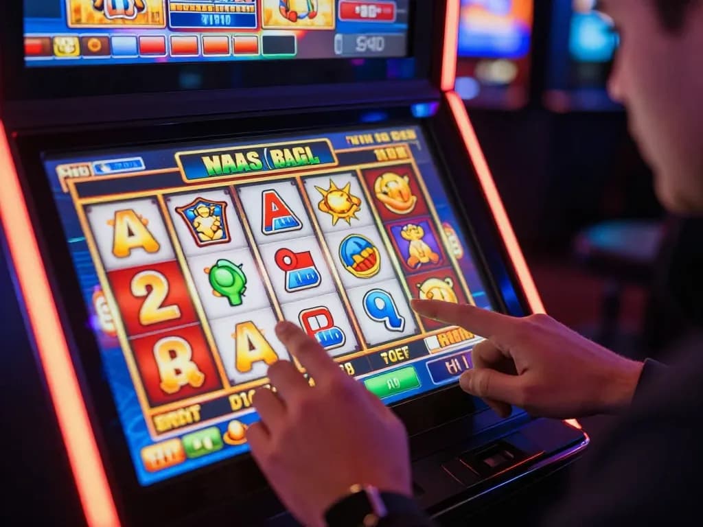 Player engaging with gajah toto slot machine app, showcasing thrilling gameplay and potential wins.