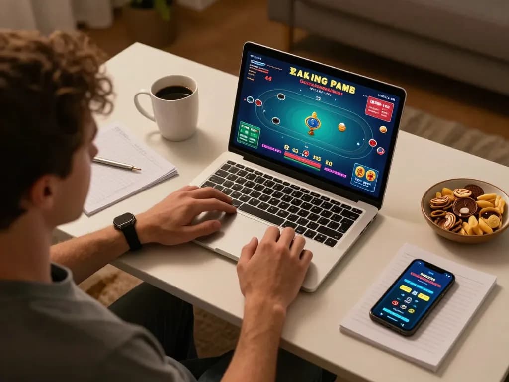 G28 online poker gameplay scene showing a player engaging in high-stakes action with vibrant graphics.
