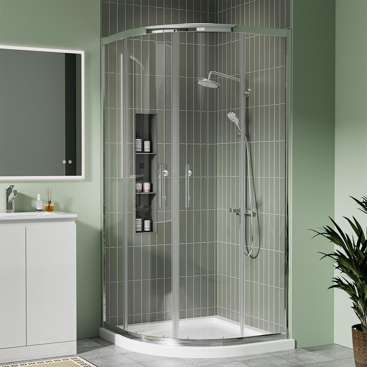 Custom Corner Shower Screen Frameless for Any Space
