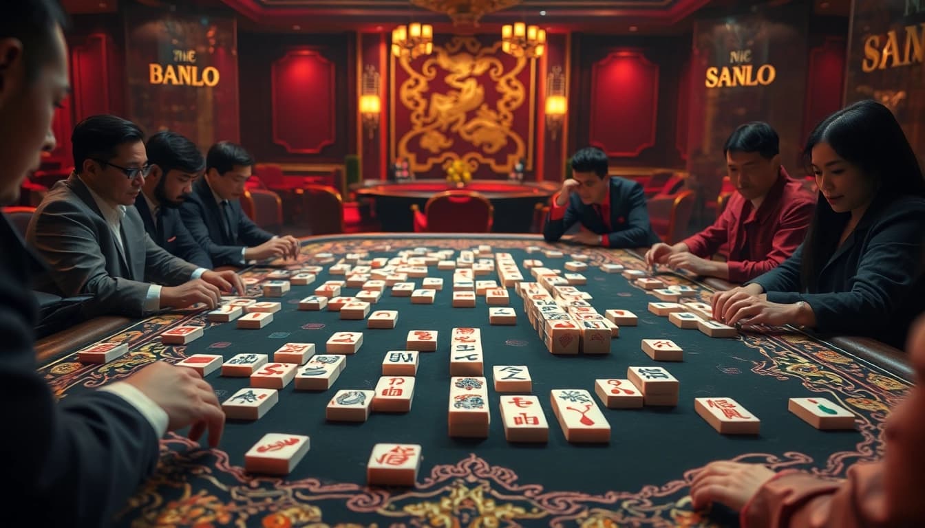 Rasakan keseruan Mahjong Ways 2 dengan pemain fokus dalam suasana casino mewah.