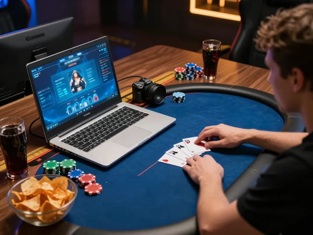 Engaging in high-stakes poker online at home, using the hytw3339 platform to maximize betting strategies