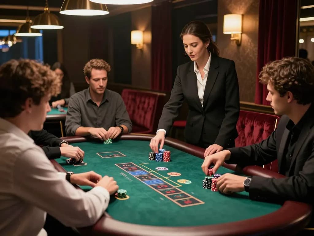 A player at 98win's live dealer blackjack table making strategic decisions while engaging with the dealer.