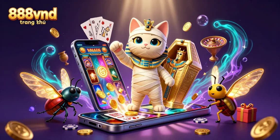 Engage in thrilling games at 888vnd trang chủ, featuring vibrant casino elements and dynamic visuals.