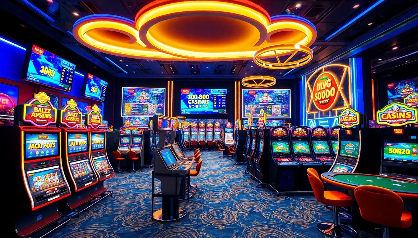 Discover the excitement of the Best payout online casino Uk with vibrant gaming visuals and an engaging atmosphere.