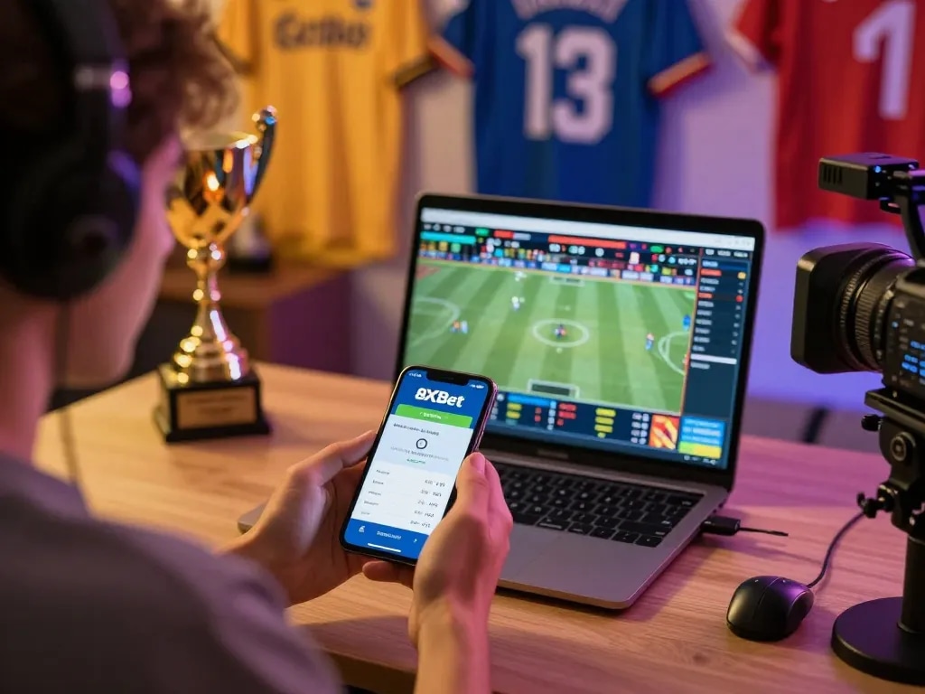 Engage in thrilling sports betting on 8xbet mobile app with real-time game stats and dynamic atmosphere.