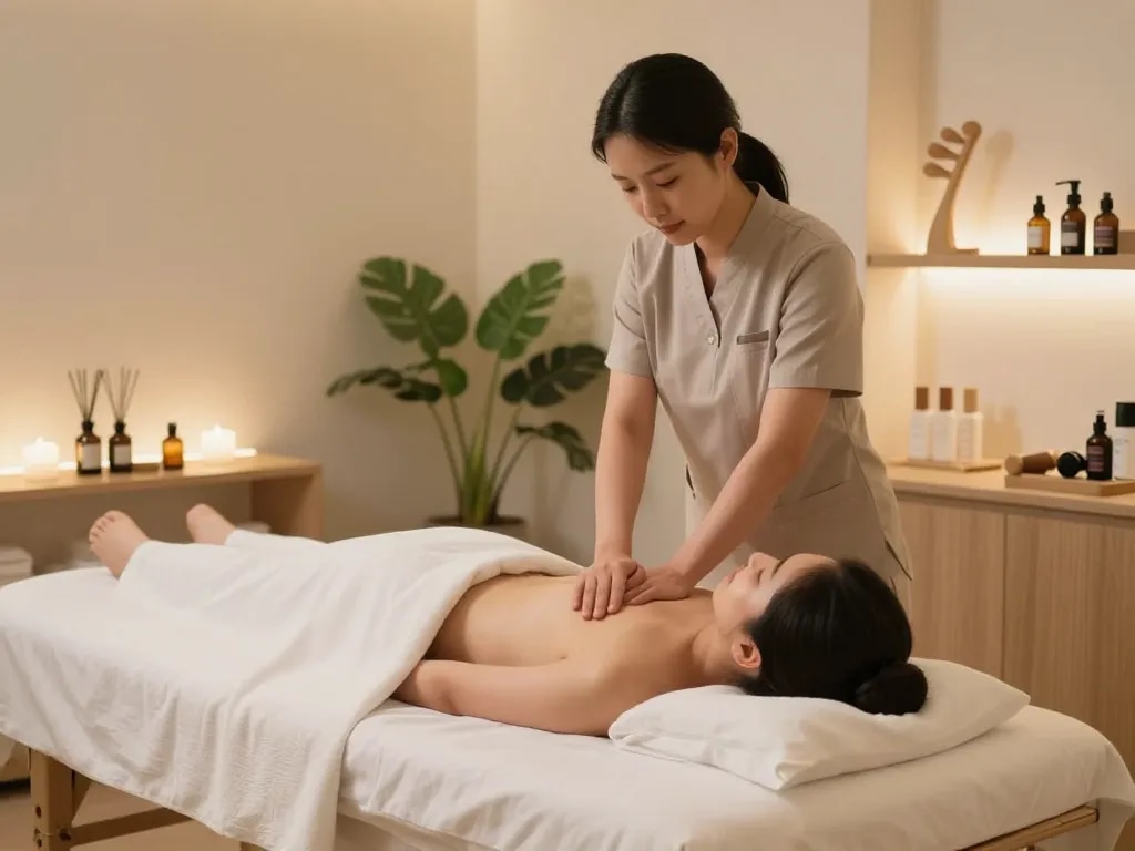 편안한 환경에서 동대문스웨디시 마사지 요법 세션으로 고요함을 경험하세요.