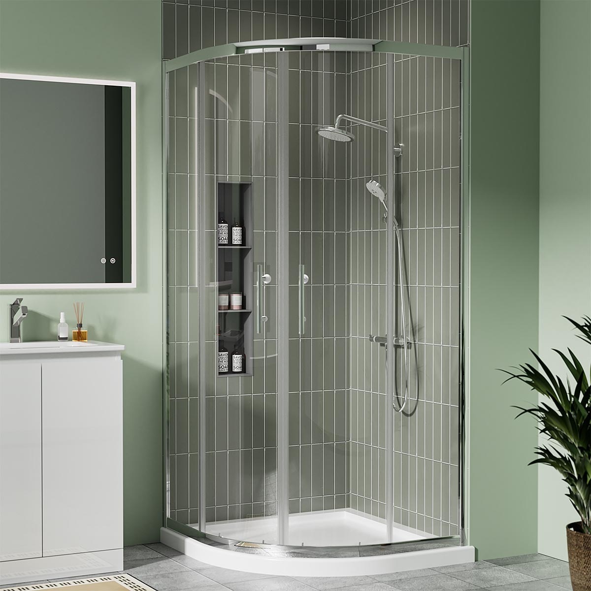 Custom Corner Shower Screen Frameless for Any Space