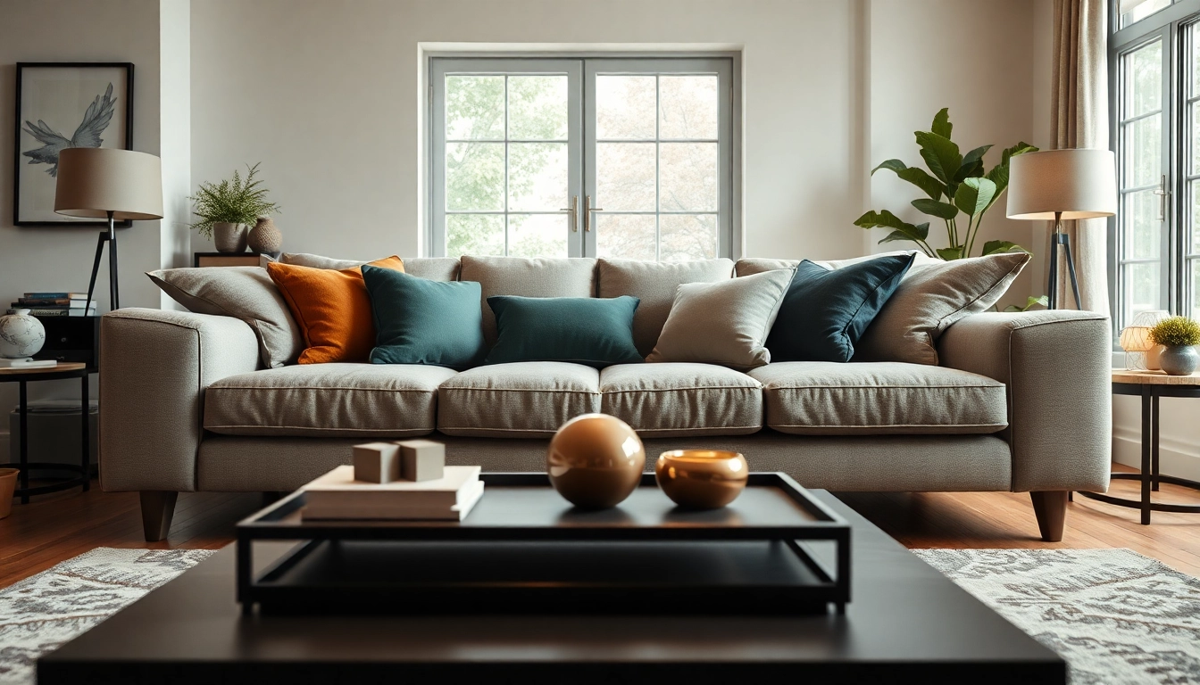 Comfortable sofa bed uk enhancing a cozy living room atmosphere with stylish design elements.