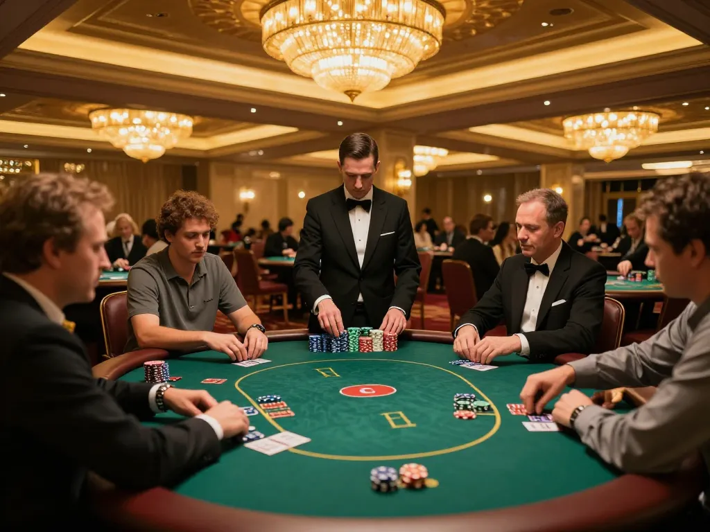 Experience strategic poker action at Max88 casino with players focused on their game.