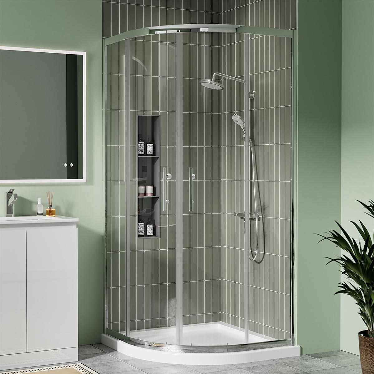 Custom Corner Shower Screen Frameless for Any Space