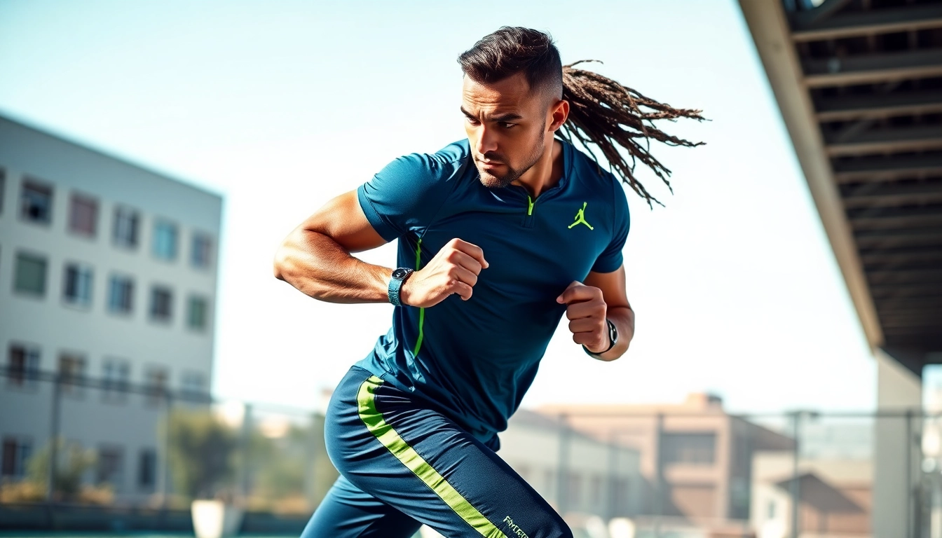 Sportler trägt hochwertige phantom athletics Ausrüstung während intensiven Trainings.