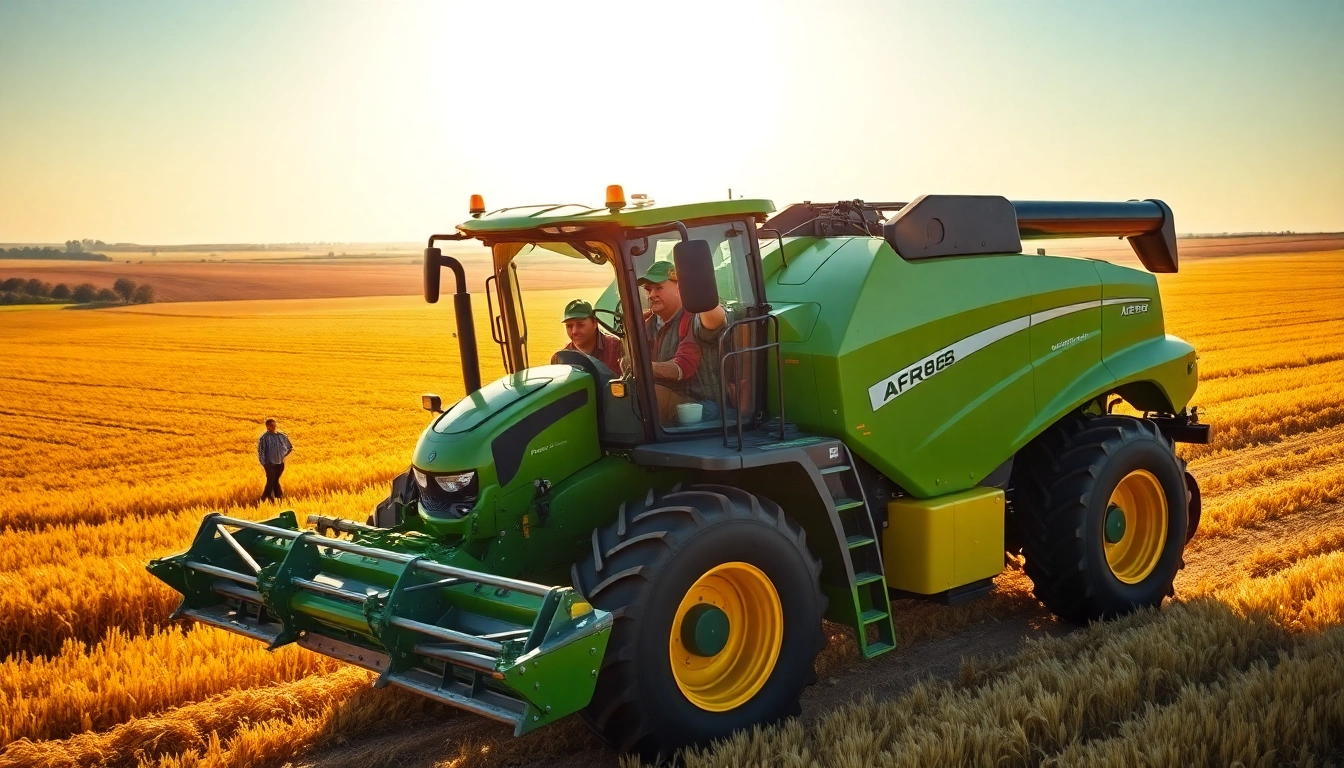Showcasing the AF88 agricultural machinery in a vibrant field setting.