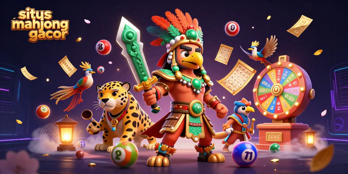 Experience situs mahjong gacor with vibrant lottery elements and stunning Aztec warriors!