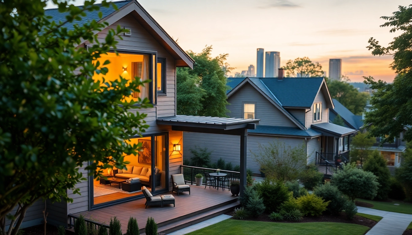 Beautiful residential architecture by a Residential Architect Boston in a serene neighborhood.