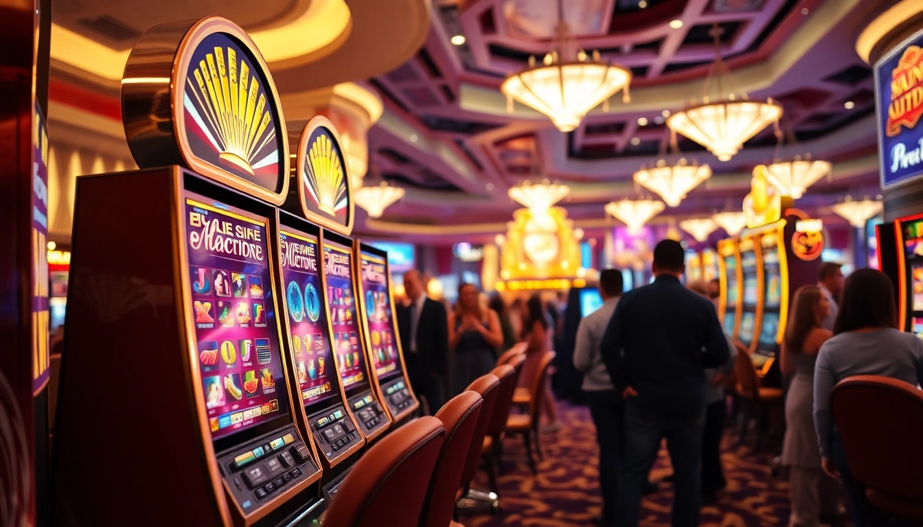 Menang besar dengan bermain slot online di kasino yang ramai dan mewah.