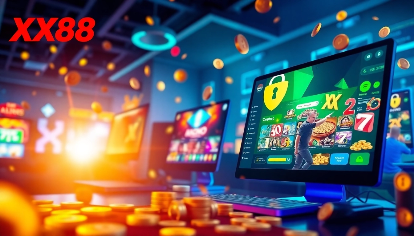 Exciting online gaming experience on XX88 platform showcasing popular games and advanced technology.