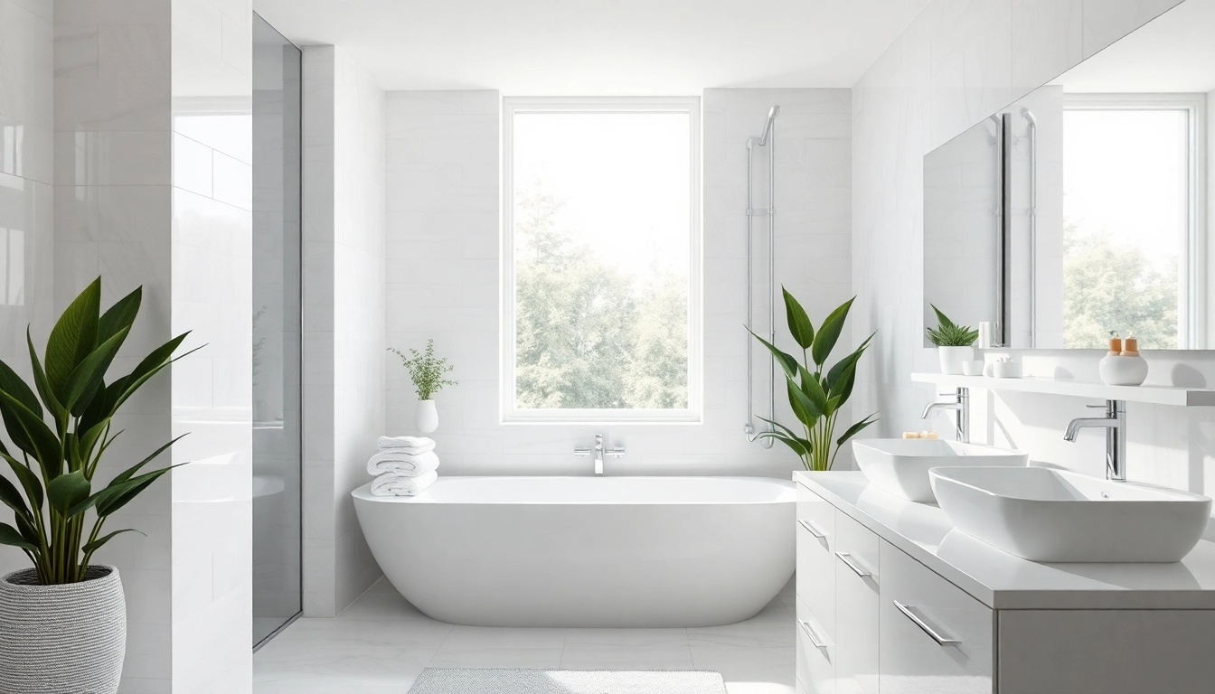 Optimieren Sie Ihr Badezimmer mit sonni sanitär Produkten in einem eleganten, hellen Design.