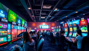 Engaging online gaming scene with TT88, showcasing vibrant gameplay and user interaction.