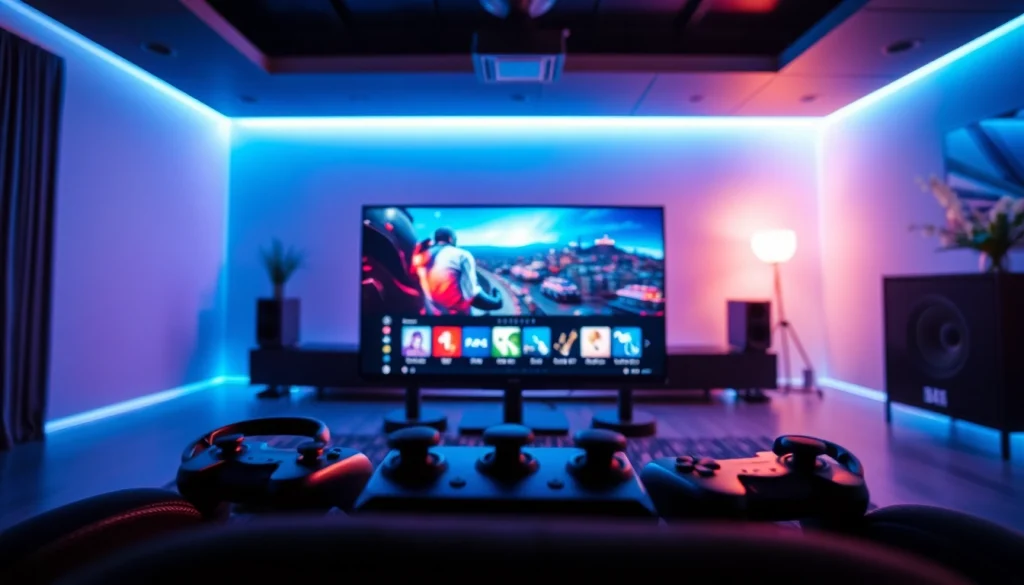 Enhance your gaming experience with the state-of-the-art TV88 setup in a modern environment.
