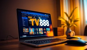 TV88 online gambling interface showcasing user-friendly design and exciting games.