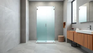 Installer une paroi de douche à l'italienne moderne pour une salle de bain raffinée.