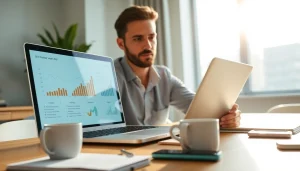 Analyze af88 com strategies for digital marketing effectiveness in a modern office.