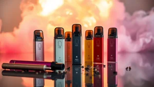 Erlebe die hochwertigen hqd pods in einer stilvollen Anordnung mit entspannender Atmosphäre