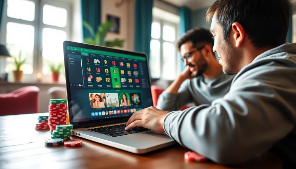 Engaging online casino interface at https://whycazino.com with vibrant poker elements and cozy atmosphere.