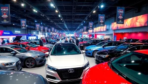 Showcasing vehicles at the Auto Cars Show with vibrant displays and engaged attendees.
