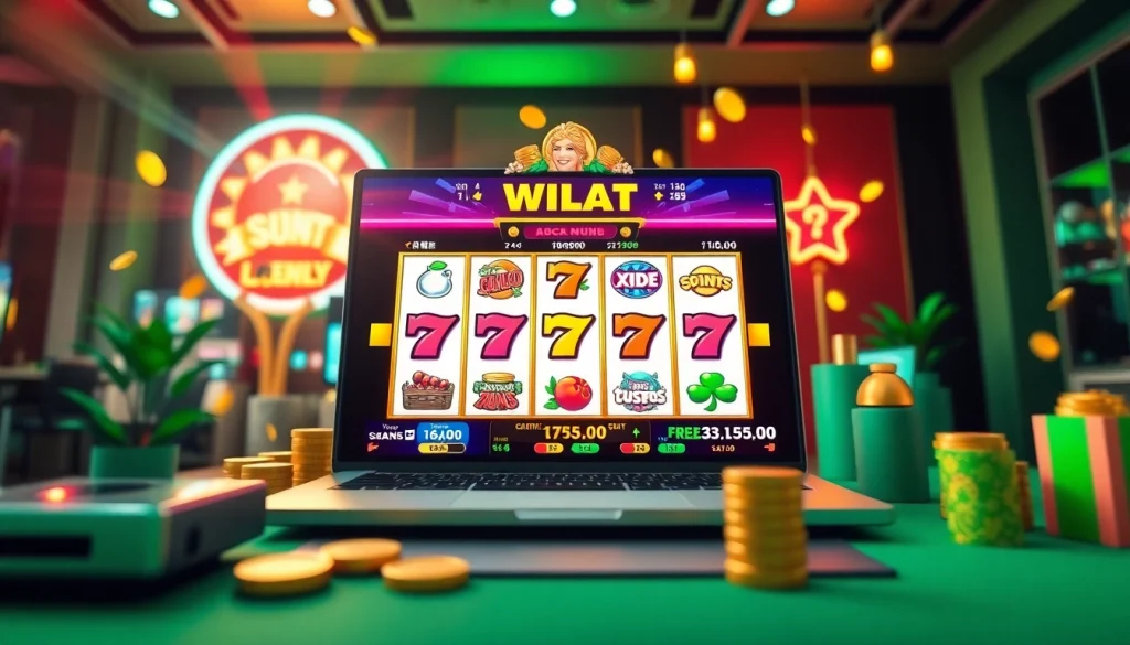 Walettoto menampilkan antarmuka permainan slot yang cerah dan menarik.