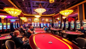 Experience the thrill of winning at sunwin casinos with vibrant gaming tables and excitement.