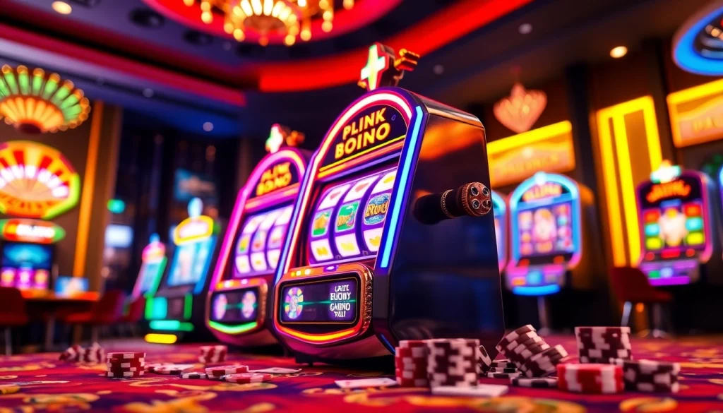 Menampilkan plink slot mesin dengan desain yang cerah dan menarik.