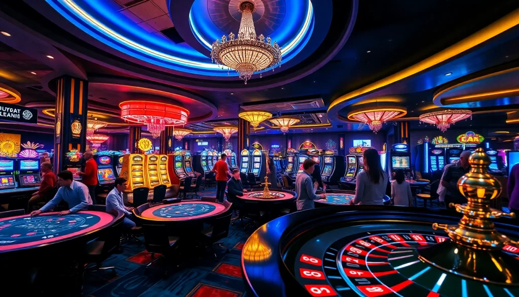 Engage in thrilling gaming experiences at https://tha-bet.pro/, featuring vibrant casino tables and excited players.