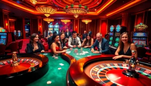 A thrilling casino experience at https://thabets.it.com/ featuring dynamic games and vibrant players.