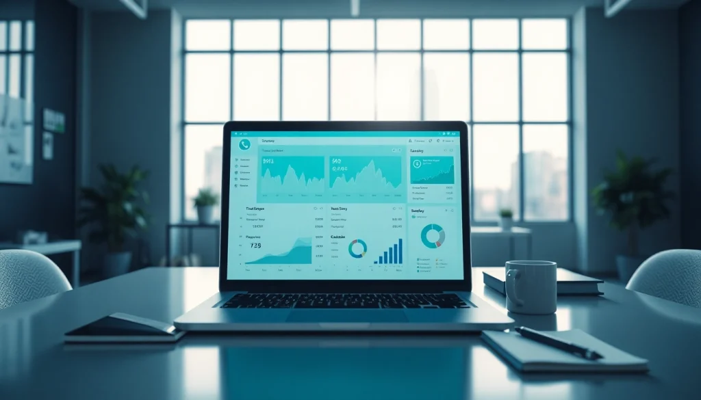 Optimize your business operations with WhatsApp Smart CRM on an elegant office desk.