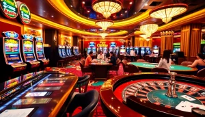 Engaging scene of seasoned players enjoying in kuwin 789 luxury casino, highlighting excitement of games.