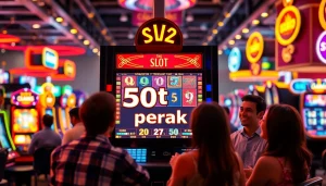 Menangkan jackpot dengan 'slot 50 perak' di mesin slot modern yang berwarna-warni dan penuh energi.
