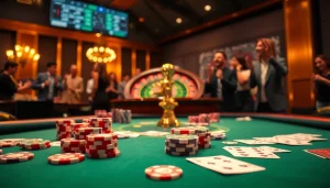 Experience the excitement of winning at AF88 with vibrant casino tables and dynamic roulette games.