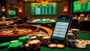 Experience the excitement of link 188bet through a luxurious online casino interface with vibrant gaming elements.