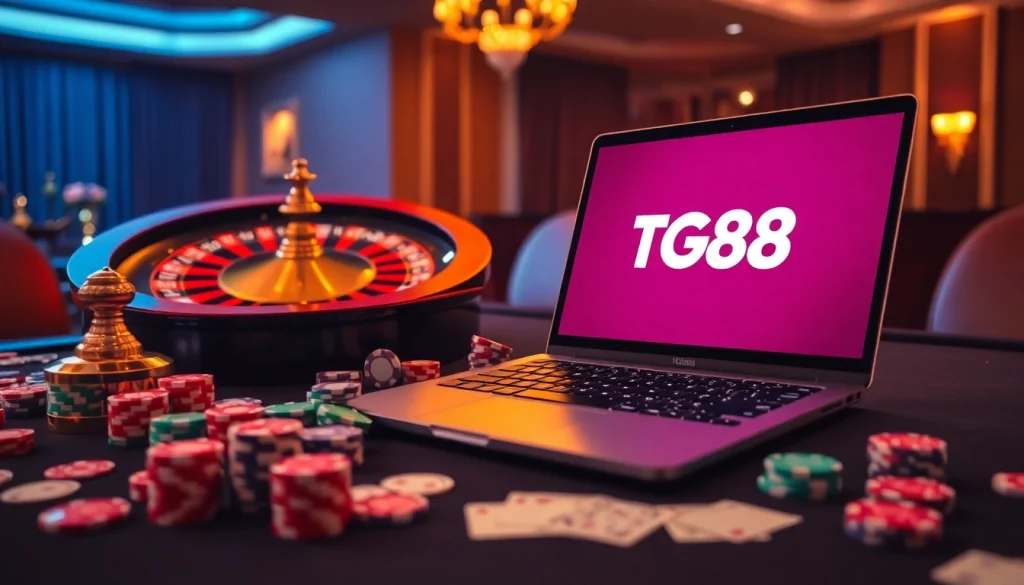 Experience the excitement of trang chủ tg88 with vibrant casino visuals and high-stakes gaming action.