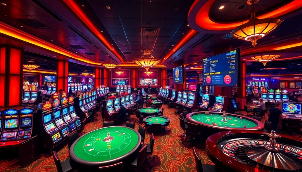 Engage in casino excitement at https://betssonn.com.br with vibrant gaming tables and slot machines.