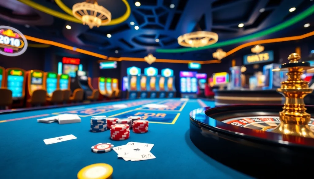 Experience the thrill of online betting with the Fun88 link at an elegant casino table.