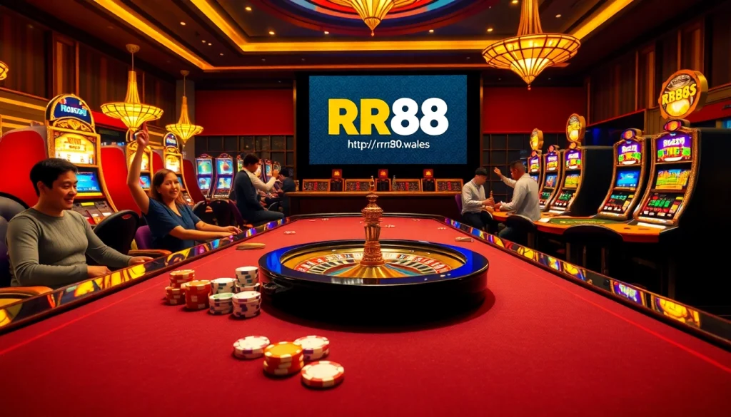 Experience exhilarating gameplay at https://rr88.wales/ with vibrant casino visuals and engaged players.