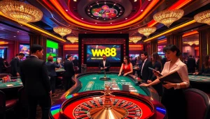 Experience the excitement of gambling with the ww88 link mới nhất in a luxurious casino setting.
