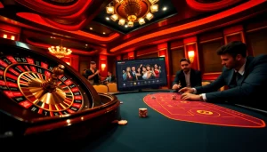 Engage in high-stakes action at tr88vip.co.com, featuring roulette, blackjack, and vibrant poker chips.