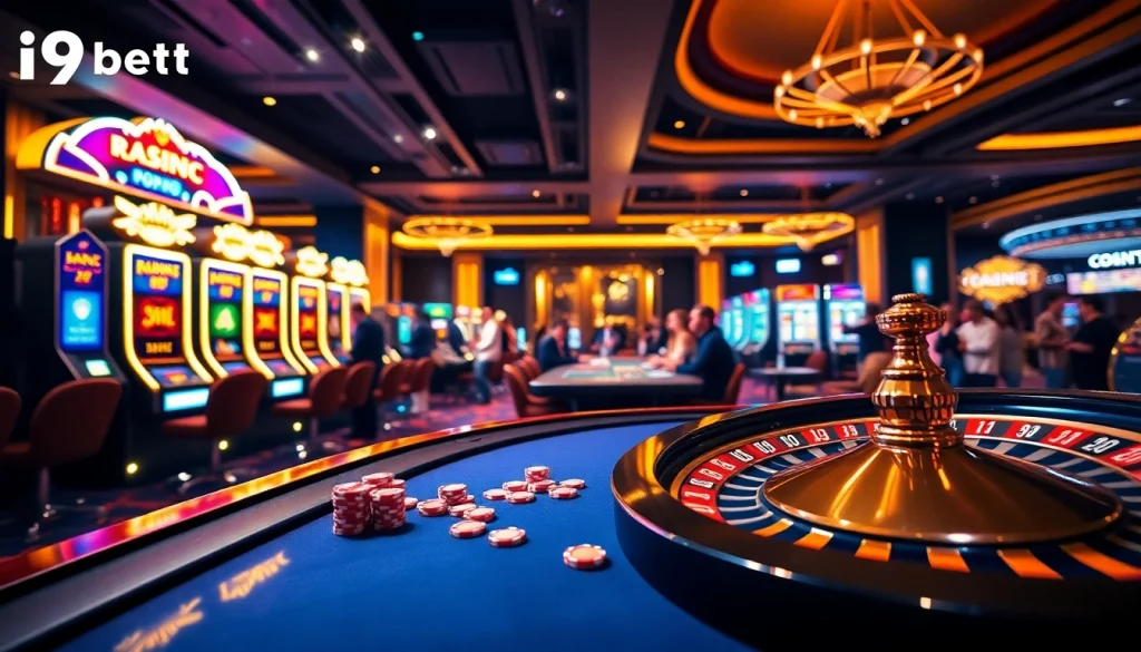 Experience the thrill of gaming at i9bet with vibrant slots and exciting roulette.
