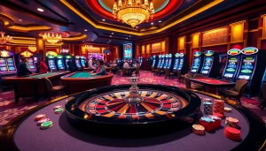 Experience the thrilling atmosphere of LC88M.COM with high-stakes poker and roulette tables.