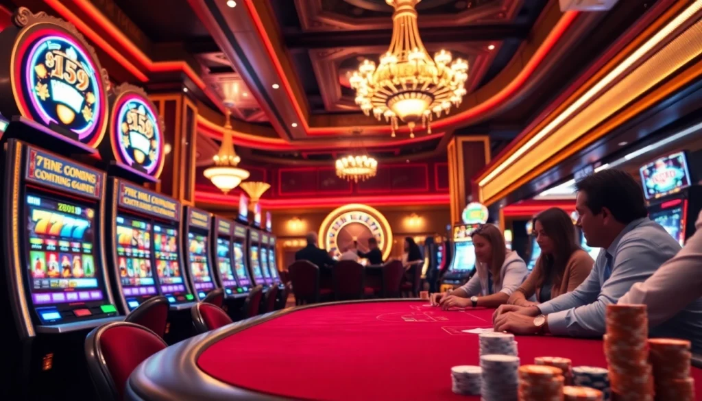 Experience the excitement of 79king with engaging players at casino poker tables.